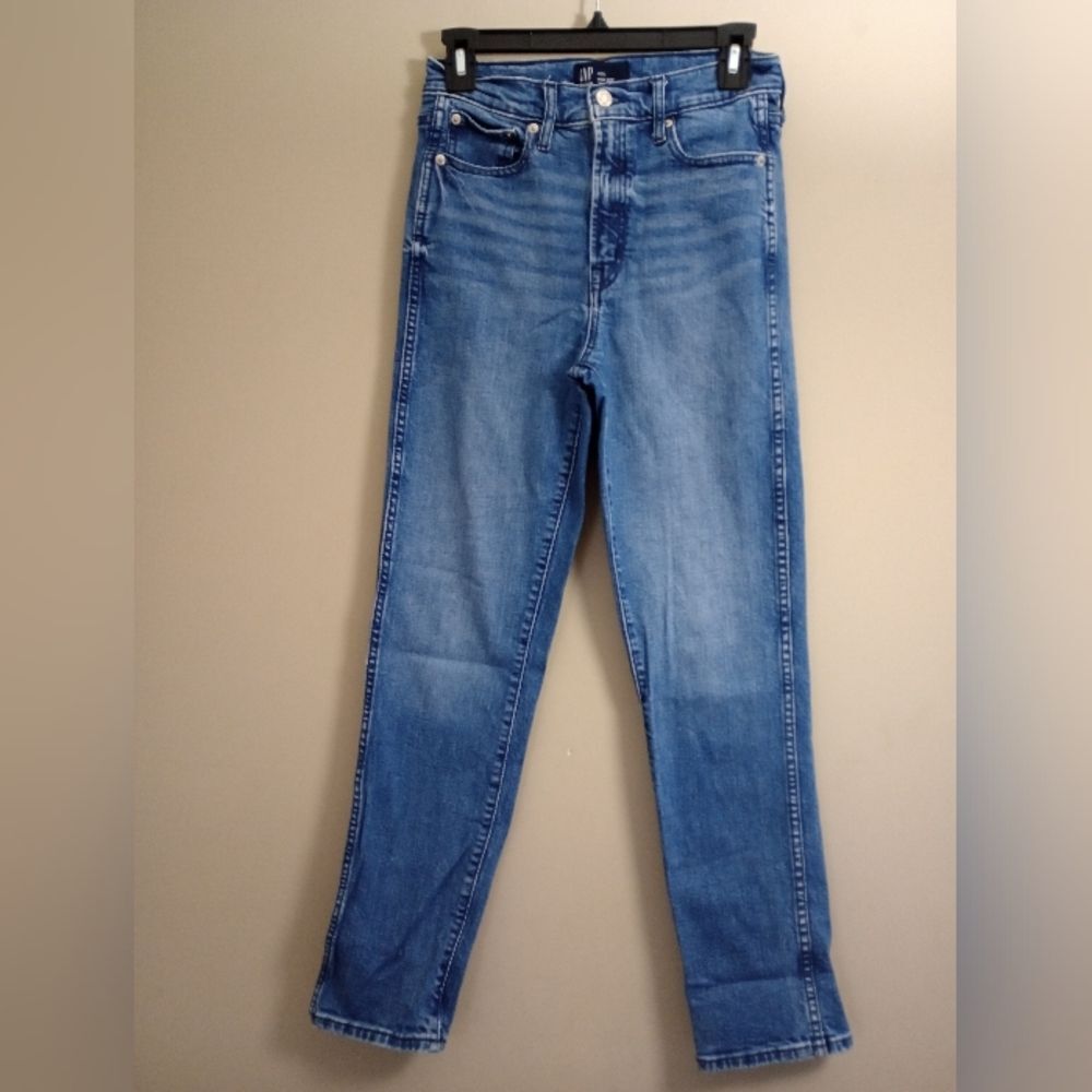 Gap High Rise Vintage Slim Blue Denim Jeans Size 4/27L
